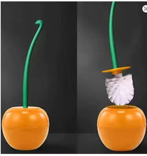 Load image into Gallery viewer, Red Toilet Brush Creative Plastic Cleaning Brush Lovely Cherry Shape Lavatory Toilet Brush Holder Toilet Bathroom Accessories
