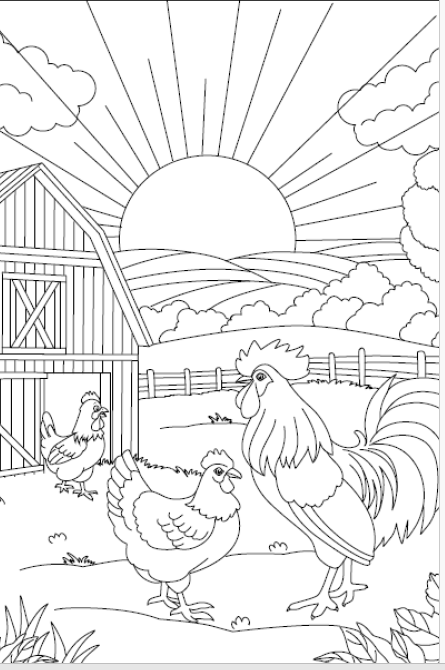 Coloring Book for Adults and Teens , Kids Farm, Super Cute Designs Animals , Farm, Kids Coloring Books, Amazon