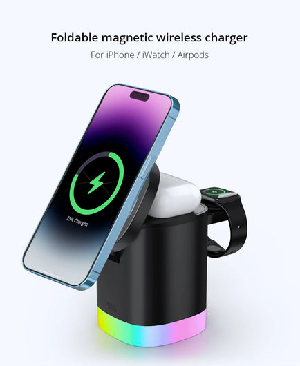 3 in 1  Fast Charger Phone / Watch / Headset