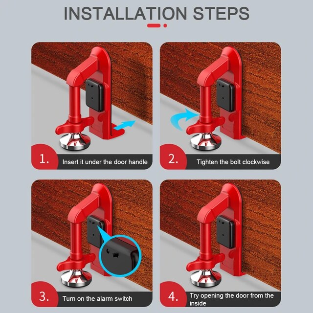 Door Safety Alarm Lock