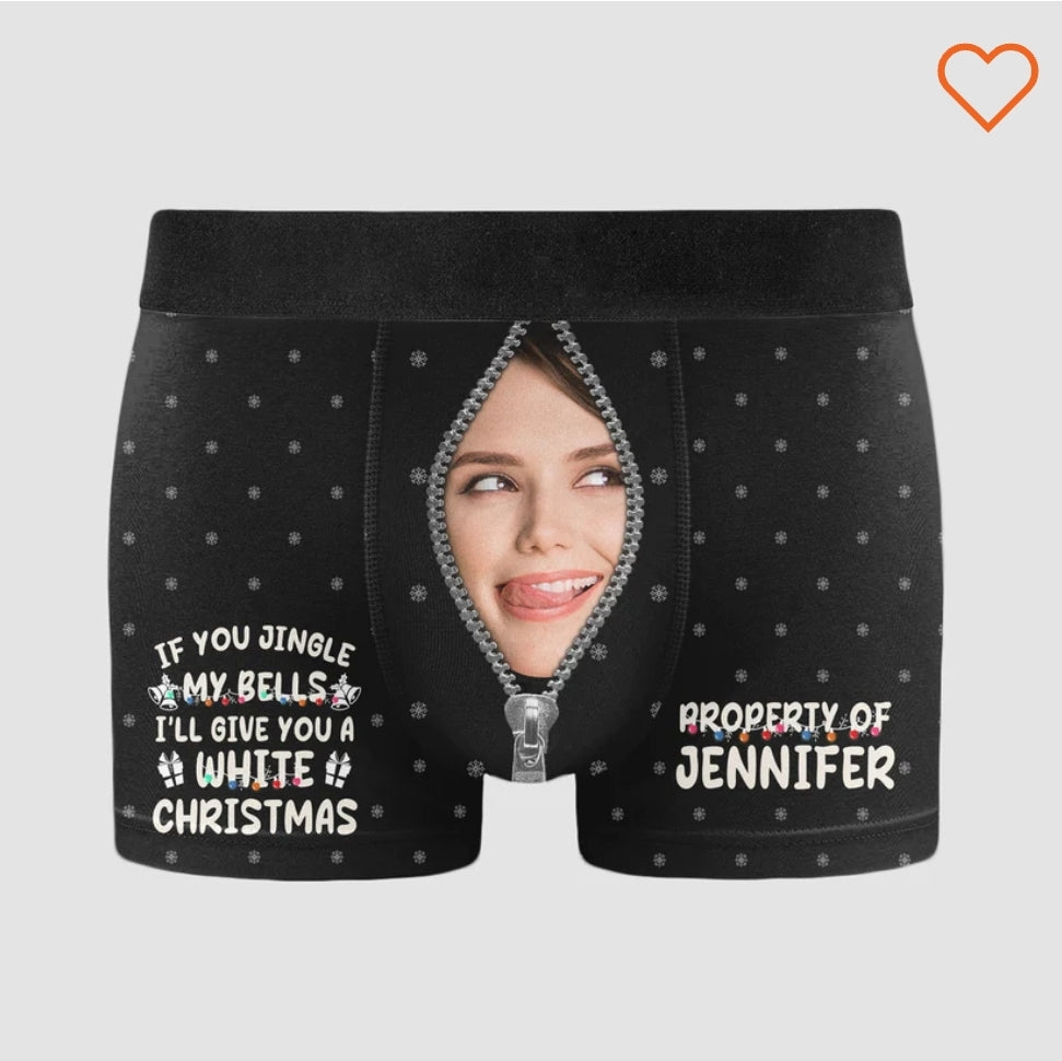 Jingle Bells Boxer Shorts & Panty