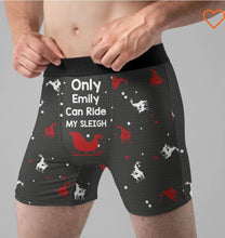 Load image into Gallery viewer, Jingle Bells Boxer Shorts &amp; Panty
