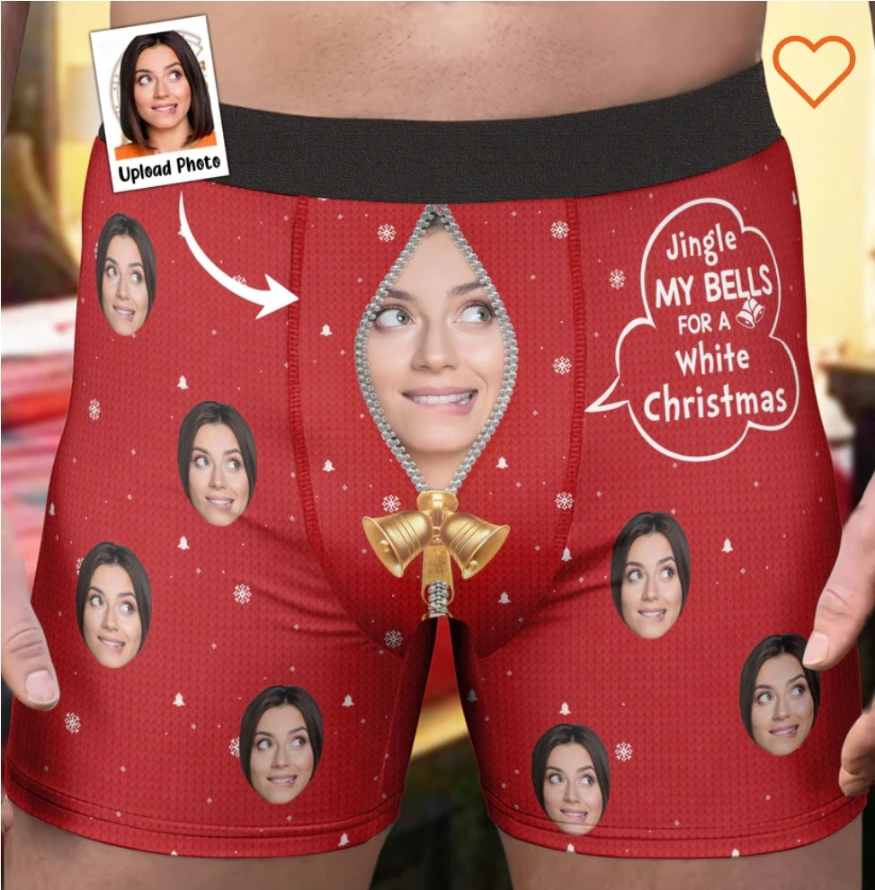 Jingle Bells Boxer Shorts & Panty