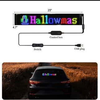 Car Sign Panel
