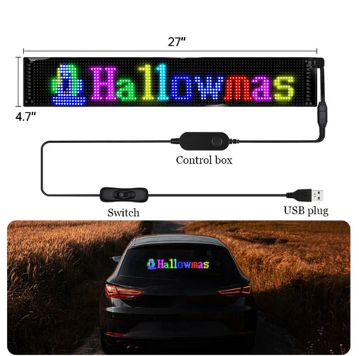 Car Sign Panel