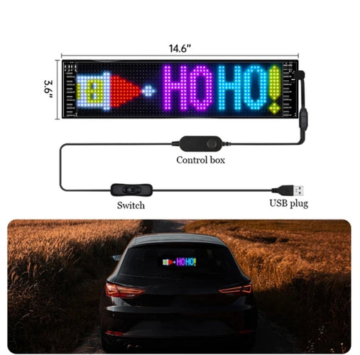Car Sign Panel