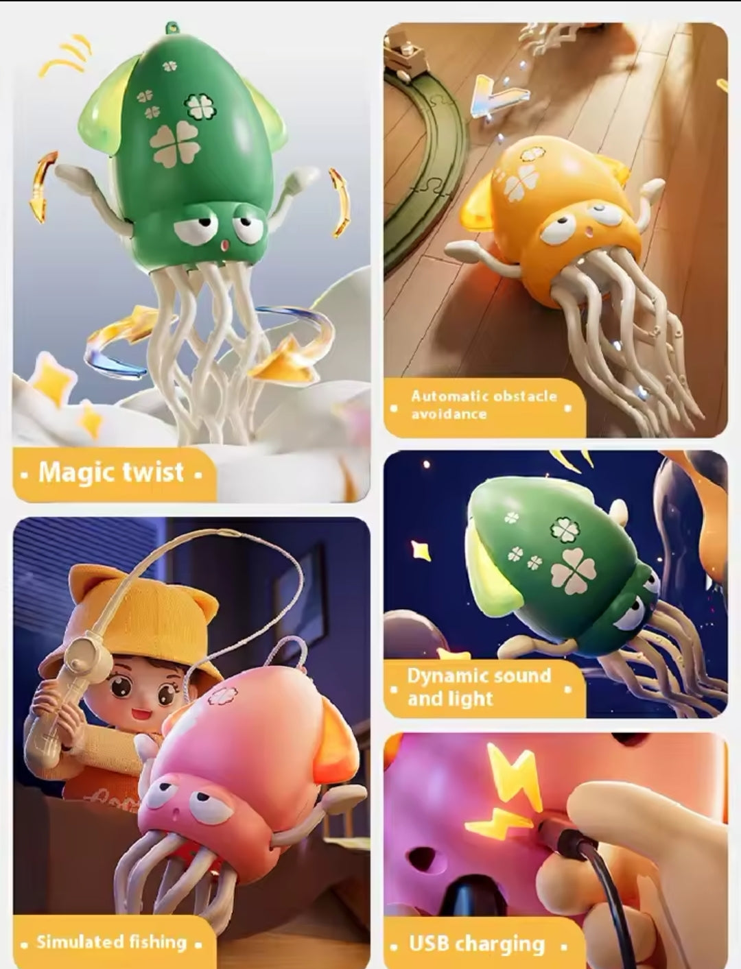 Wiggle Squid Toys