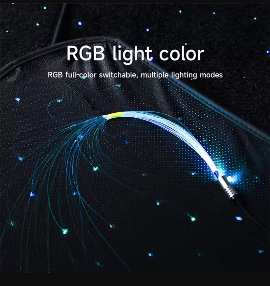 Car Mat RGB Light Pad - 4 Pcs / 1 Set
