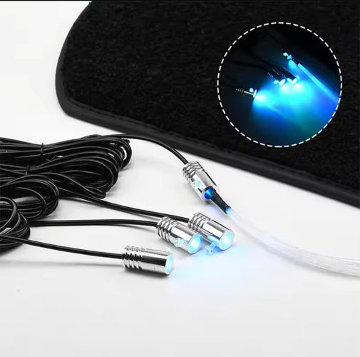 Car Mat RGB Light Pad - 4 Pcs / 1 Set