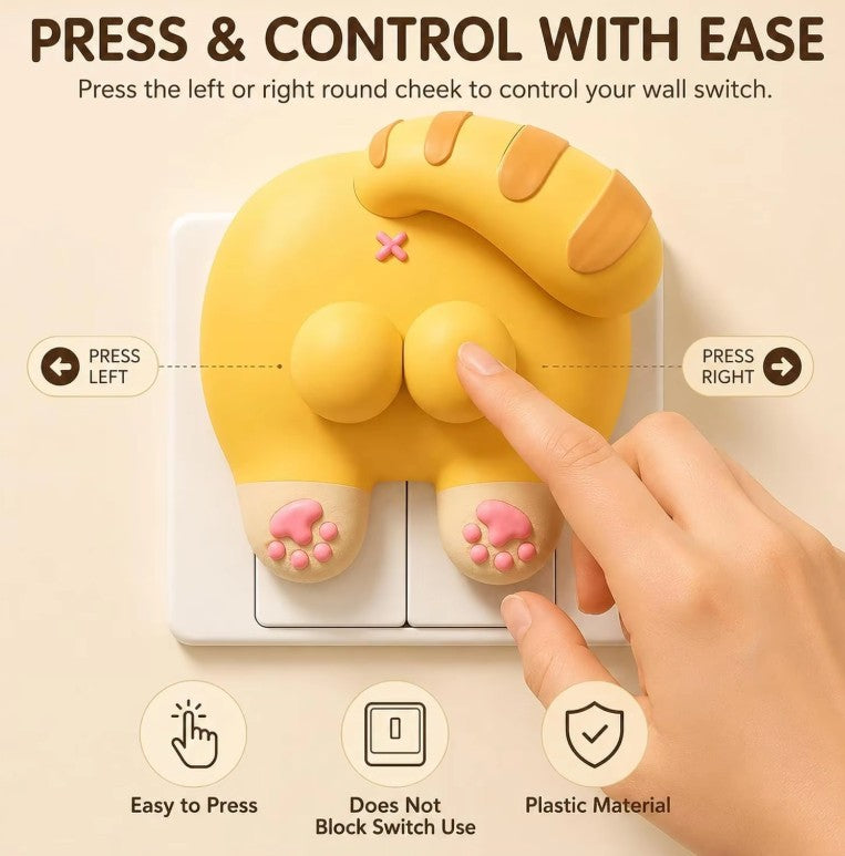 Cat Light Switch Cover
