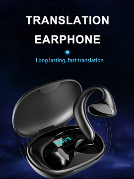 Earphone Language Translator Bluetooth Music Play