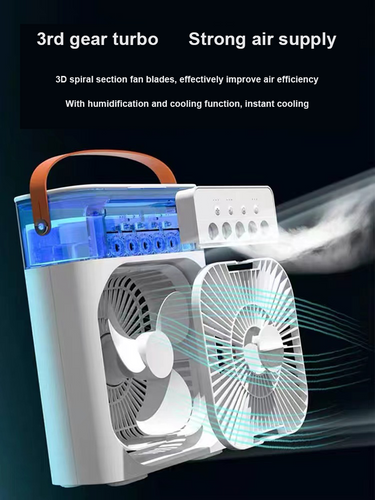 Aircon Cooling USB Fan LED