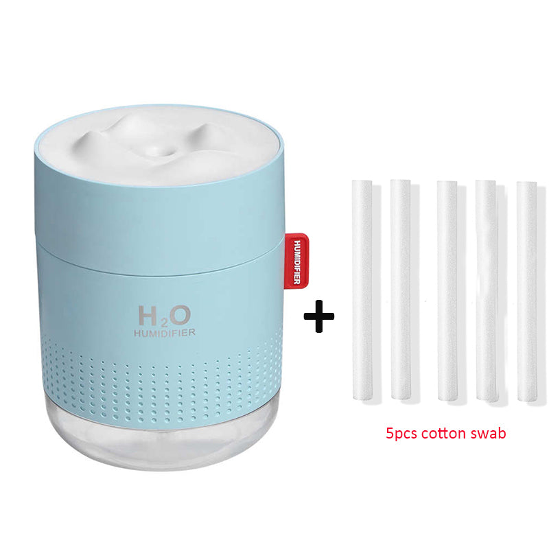 Portable Ultrasonic Humidifier 500ML Snow Mountain H2O USB Aroma Air Diffuser With Romantic Night Lamp Humidificador Difusor - OZN Shopping