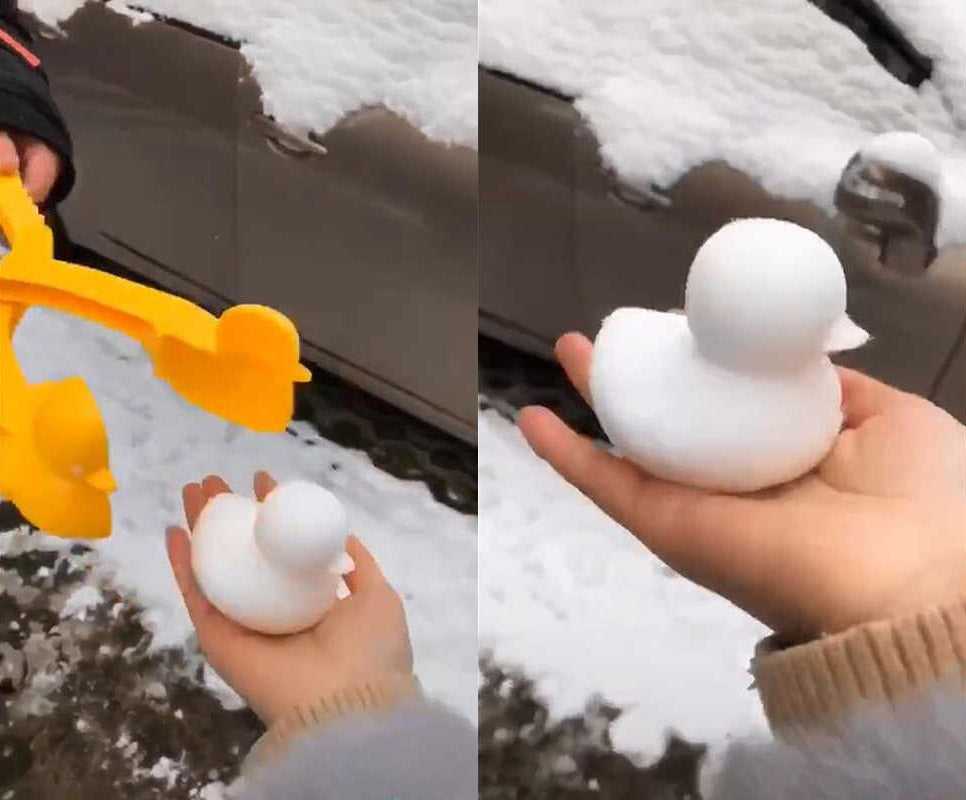  KENANLAN Snowball Maker, Duck Shape Snowball Maker