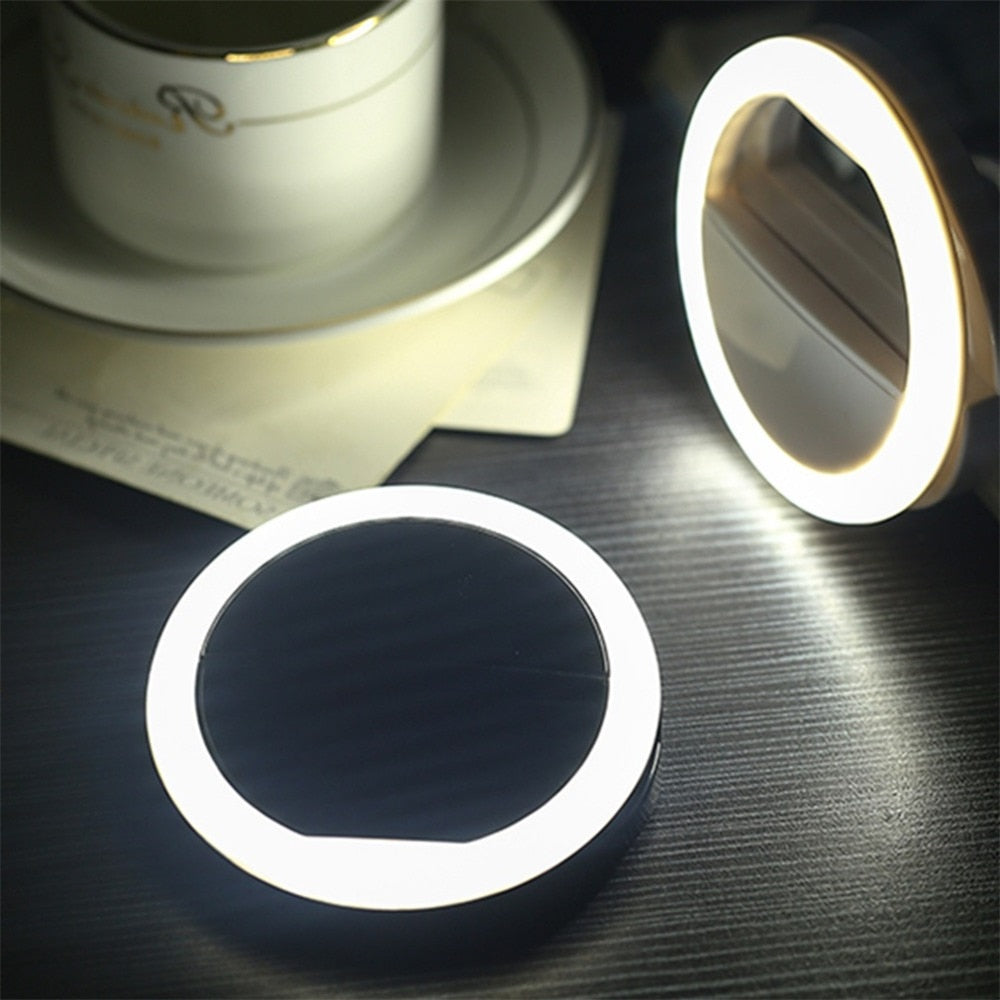 Universal Selfie LED Ring Flash Light Portable Mobile Phone - OZN Shopping