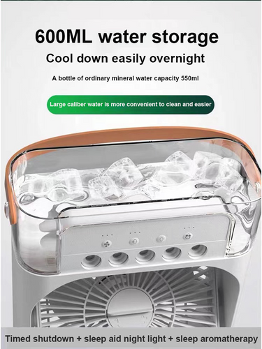 Aircon Cooling USB Fan LED
