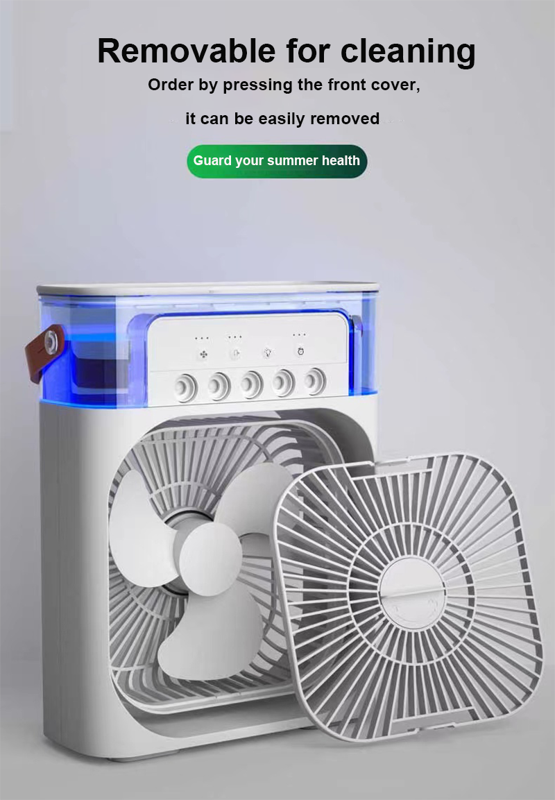 Aircon Cooling USB Fan LED