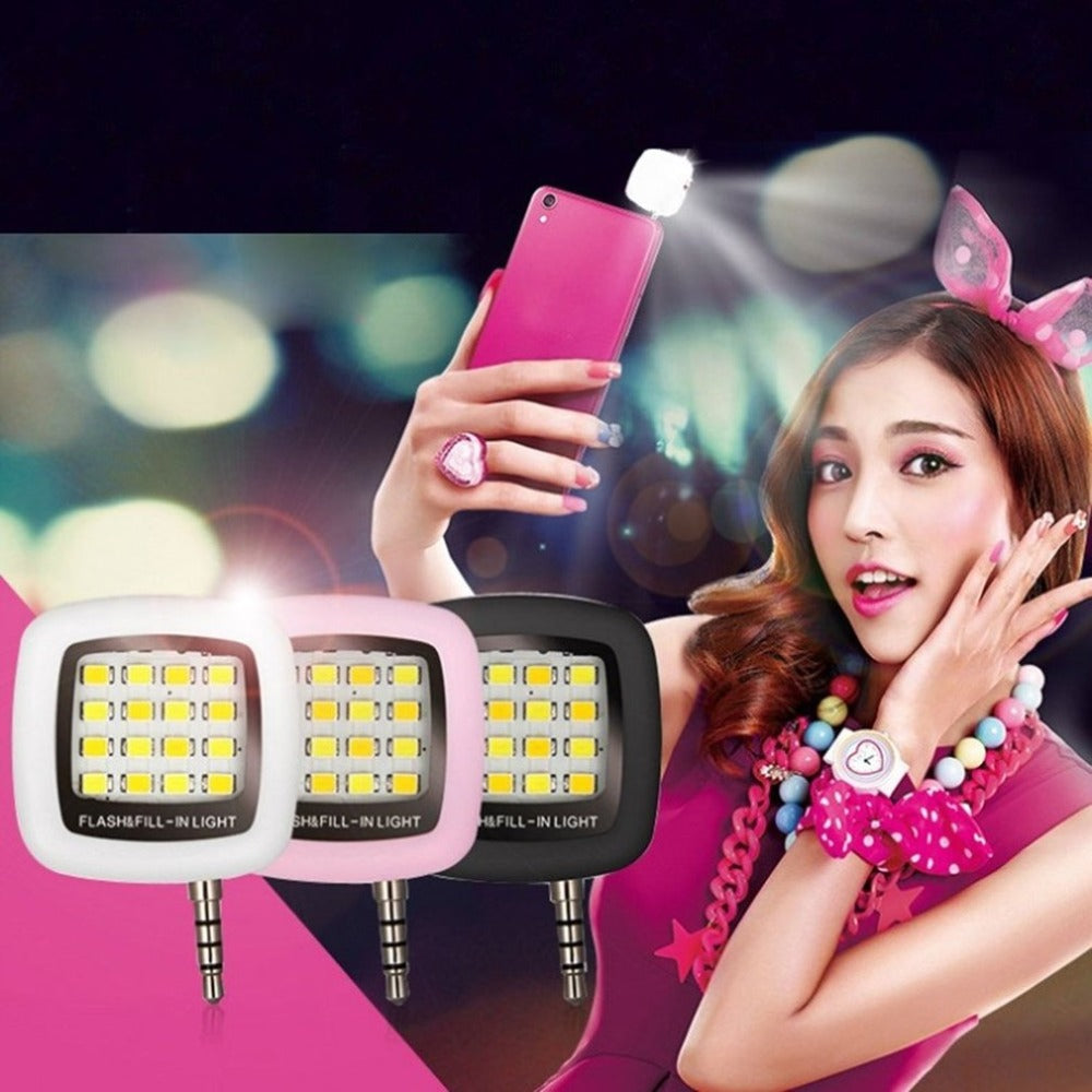 Universal Selfie LED Ring Flash Light Portable Mobile Phone - OZN Shopping