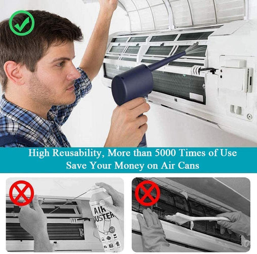 Cordless AIR Duster, Rechargeable Blower for Computer, Keyboard and Electronics Clean - OZN Shopping