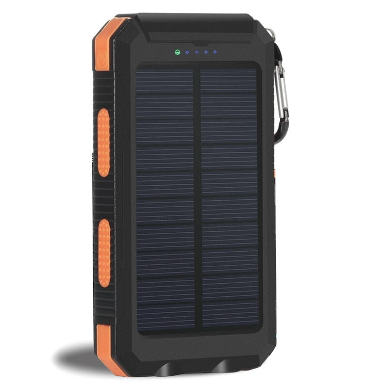 Solar Power Bank Real 20000 mAh Dual USB External Waterproof Polymer Battery Charger Outdoor Light Lamp Powerbank Ferisi - OZN Shopping