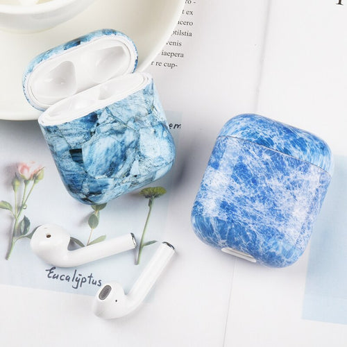 Soft Silicone Cover For Airpods Case Wireless Bluetooth Earphone Case For Apple Airpods 2 1 for Airpod Marble Pattern Shell Box - OZN Shopping