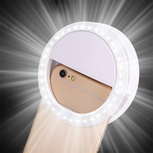Load image into Gallery viewer, Universal Selfie LED Ring Flash Light Portable Mobile Phone - OZN Shopping
