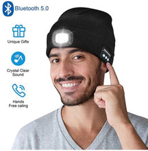 Load image into Gallery viewer, Bluetooth LED Hat Wireless Smart Cap Headphone Speaker - OZN Shopping
