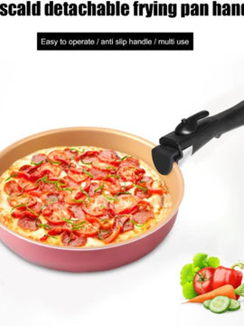 Detachable Removable Pan Clip Hand Grip  Pot Handle