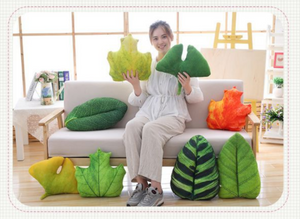 Plant Leaves  & Flower Pillow - OZN Shopping