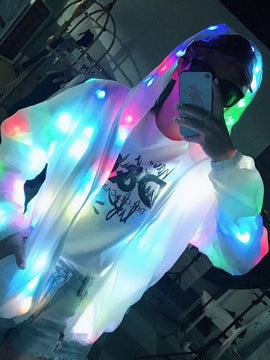 LED Lighting Coat Luminous Jacket