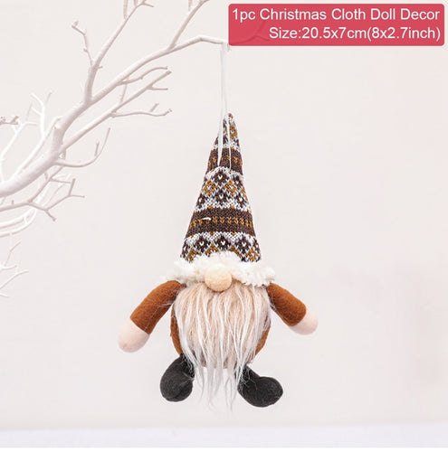 Dwarfs Gnome Christmas Faceless Doll Merry Christmas Decorations For Home Cristmas Ornament Xmas Navidad Natal New Year 2022 - OZN Shopping