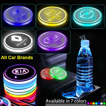 Load image into Gallery viewer, Led Car Cup Badge Lights Luminous Coaster Drink Holder - OZN Shopping
