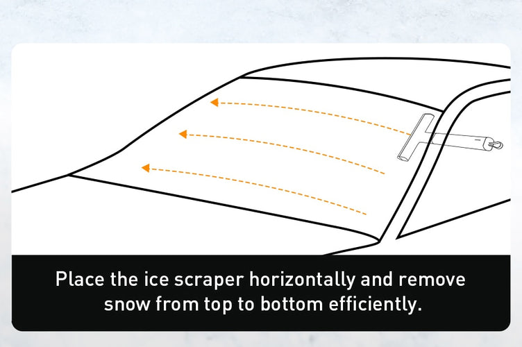 Baseus Snow Ice Scraper Car Windscreen Ice Remover Auto Window Cleaning Tool Winter Car Wash Accessories Scraping Tool - OZN Shopping