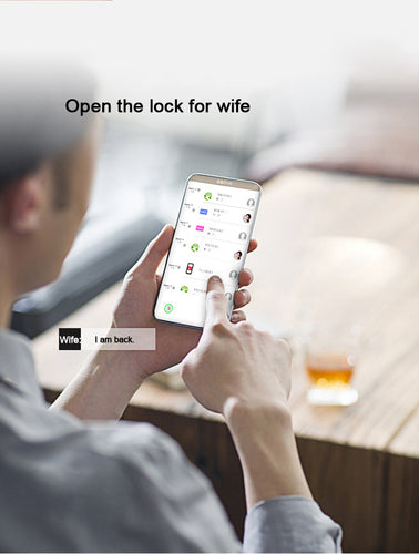 Fingerprint Electronic Door Lock Smart Bluetooth Password Handle Lock APP - OZN Shopping