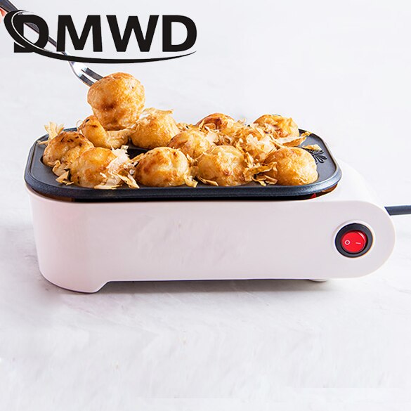 Octopus Ball Maker Takoyaki Baking Pan Electric Taiyaki Machine Sausage Hotdog Eggs Omelette Grill Japanese Fish-Shape Cake Oven - OZN Shopping