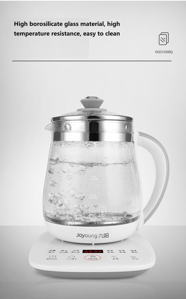 Household Electric Kettle Automatic Glass Health Preserving Pot Portable Mini Multi Cooker Tea Dessert Cooker - OZN Shopping
