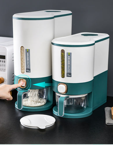 Automatic Rice Beans Pasta Cereals Oat  Dispenser  Storage Box - OZN Shopping