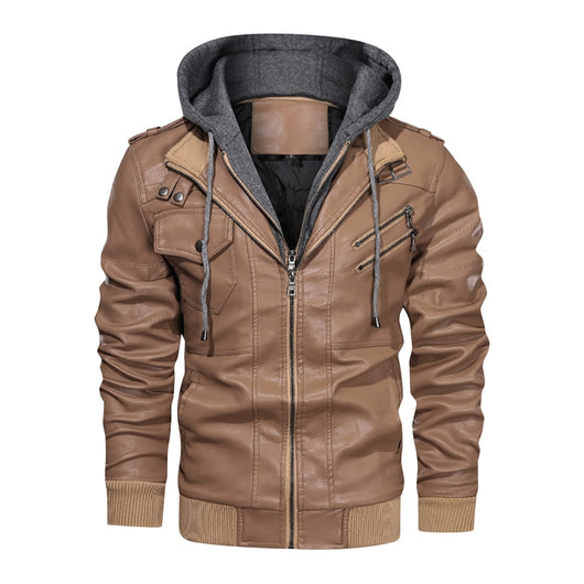 Mountainskin New Men's Leather Jackets - OZN Shopping