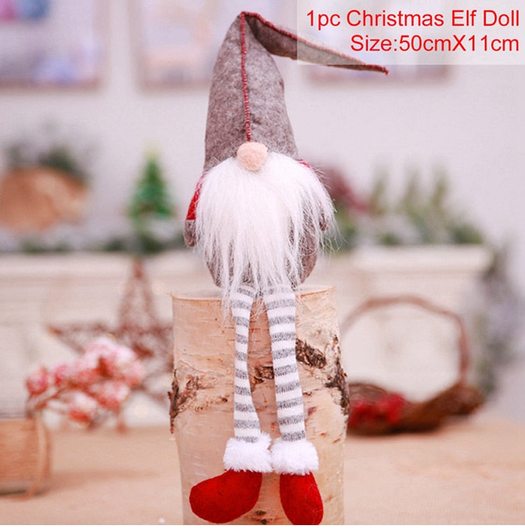 Dwarfs Gnome Christmas Faceless Doll Merry Christmas Decorations For Home Cristmas Ornament Xmas Navidad Natal New Year 2022 - OZN Shopping