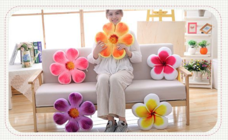 Plant Leaves  & Flower Pillow - OZN Shopping