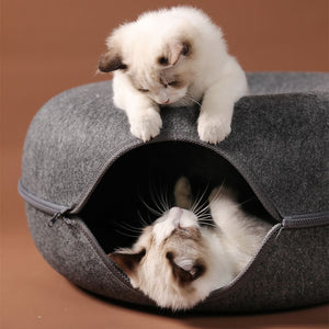Cat Donut Bed Tunnel Toy - OZN Shopping