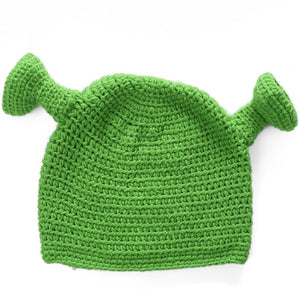 Cute Shrek Hat Wool Winter Knitted Hats
