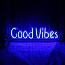 Load image into Gallery viewer, Good Vibes Led Neon Light Sign - Wall Decor - OZN Shopping
