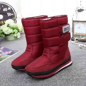Waterproof Winter Boots  -  Women Colorful Velvet Snow Shoes - OZN Shopping