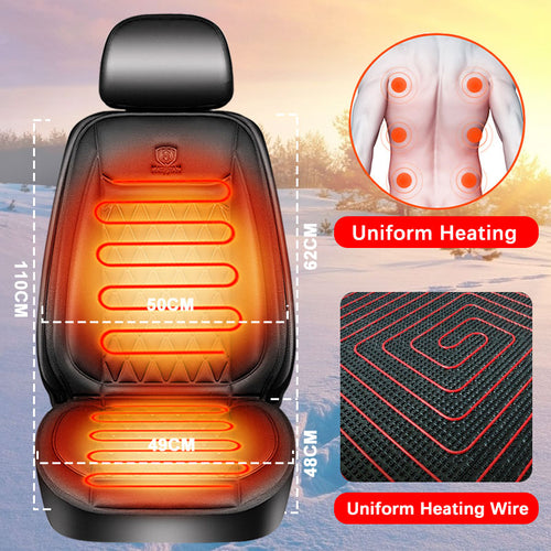 Heated Car Seat Cover - Universal Car Seat Heater