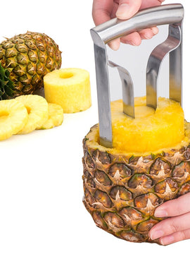 High Quality Stainless Steel Pineapple Corer Fruit Slicer Parer Cutter Kitchen Gadget Fruit Cutting Tool