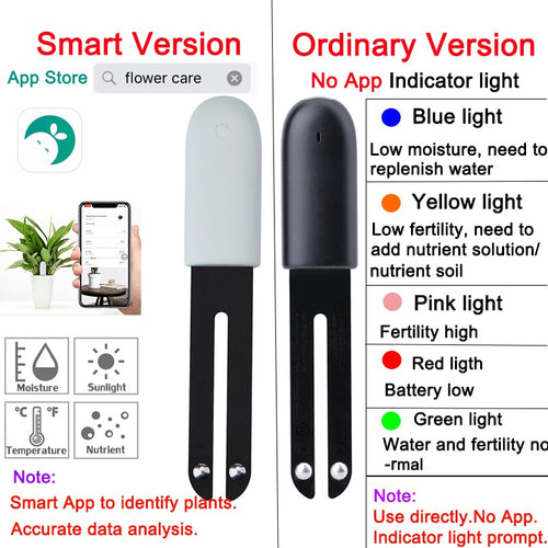 Flower Monitor Flora Garden Care Plant Grass Soil Water Fertility Smart Tester Sensor Flower Gardening Detector - OZN Shopping