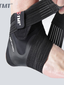 Gym Ankle Support Brace Sports Foot Protect Adjustable Strap Pad -- for Football, Cycling, Basketball & All  Sports