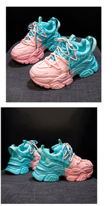 Women Mix Color Sneaker Shoes