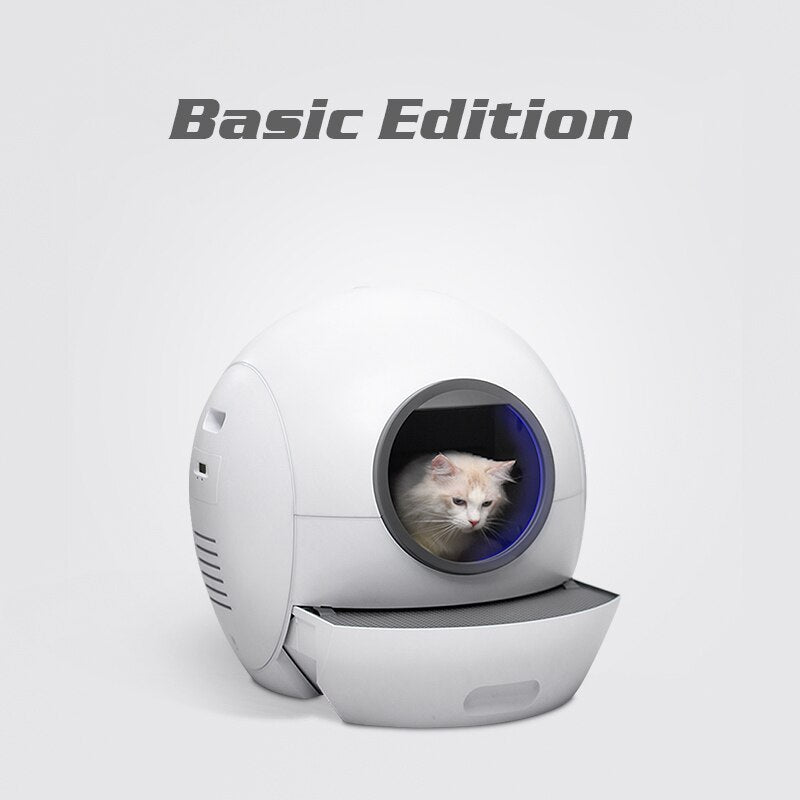 Automatic Self Cleaning Cat Sandbox Toilet Tray APP Remote Control Wi-Fi Supported Smart Cat Litter Box - OZN Shopping
